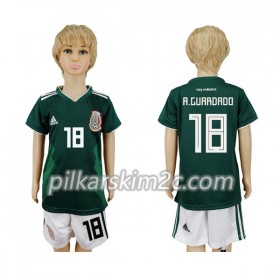 Koszulka Meksyk A.Guardado 18 Dziecięca Główna Mistrzostwa Świata 2018 - Koszulki Piłkarskie